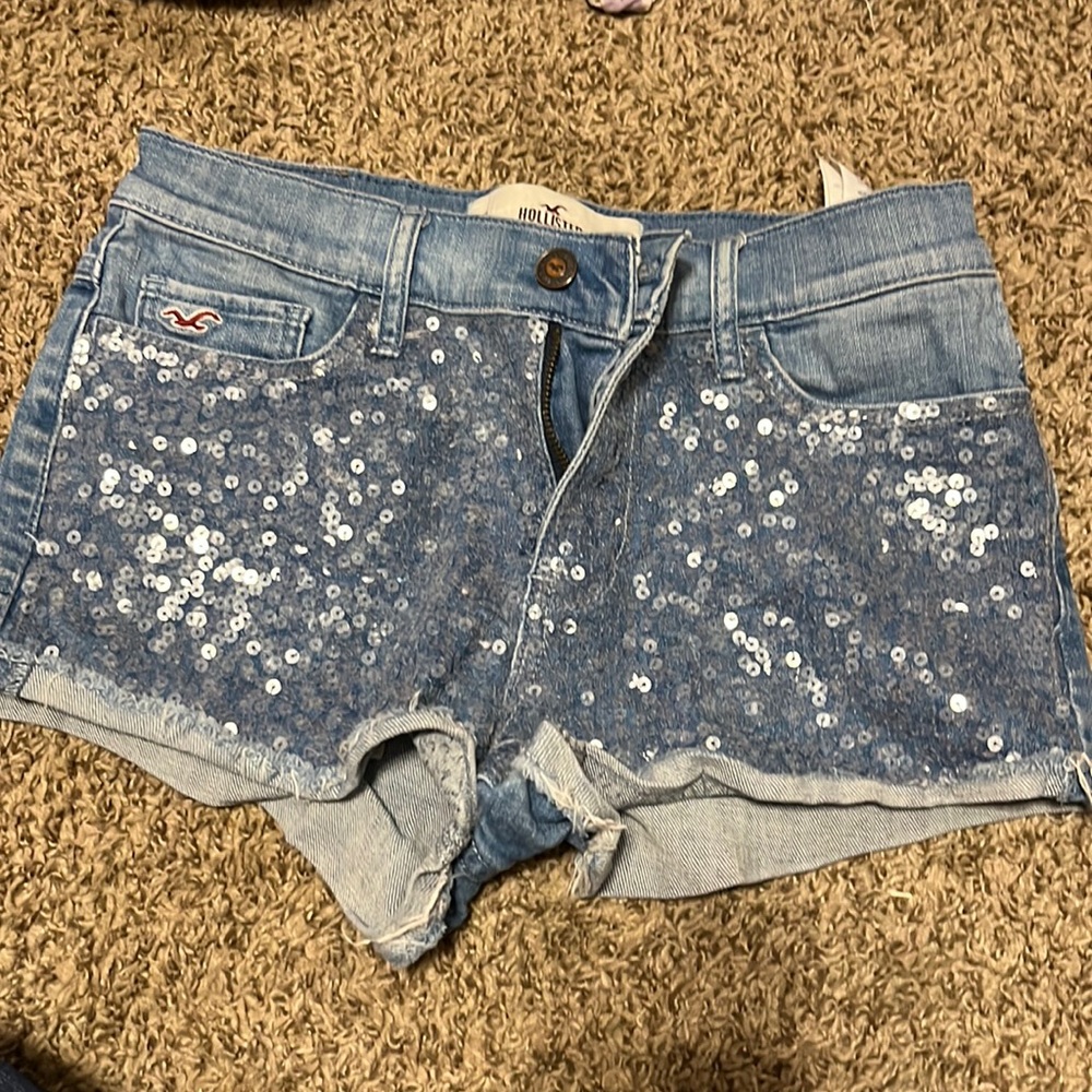 Hollister sparkly shorts